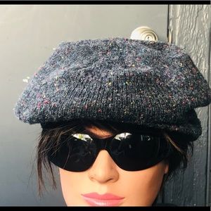 Everitt Scala Pronto Tweed Newsboy Women's Multi-Color Wool hat Size one